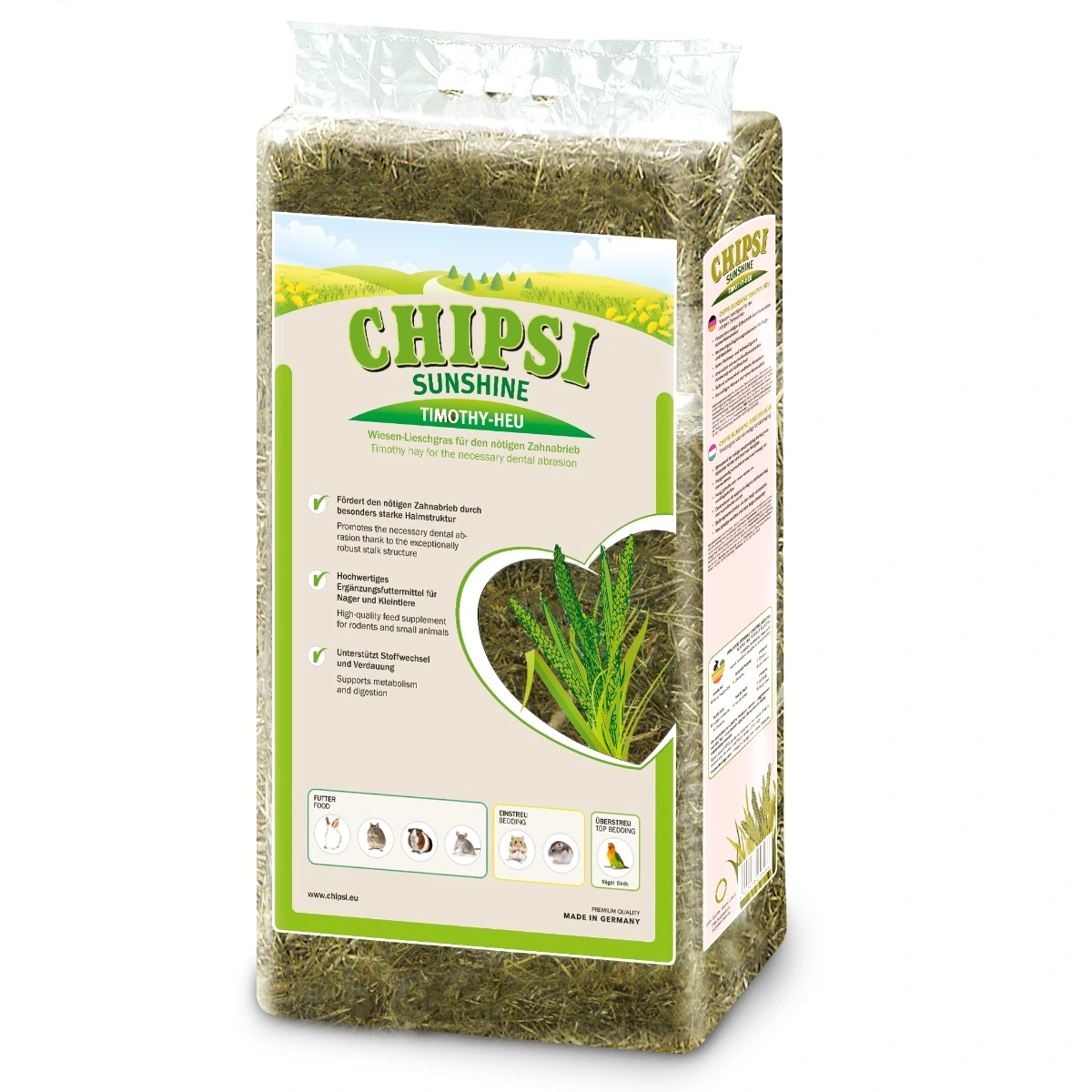 Chipsi Sunshine Timothy Hø 800 g